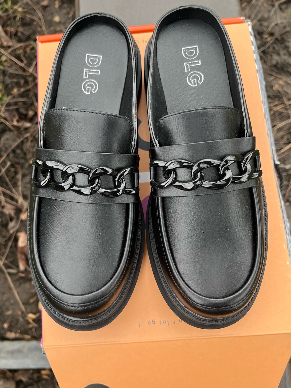 Black Platform Loafers for Women Size US 7 - Picture 9 of 12